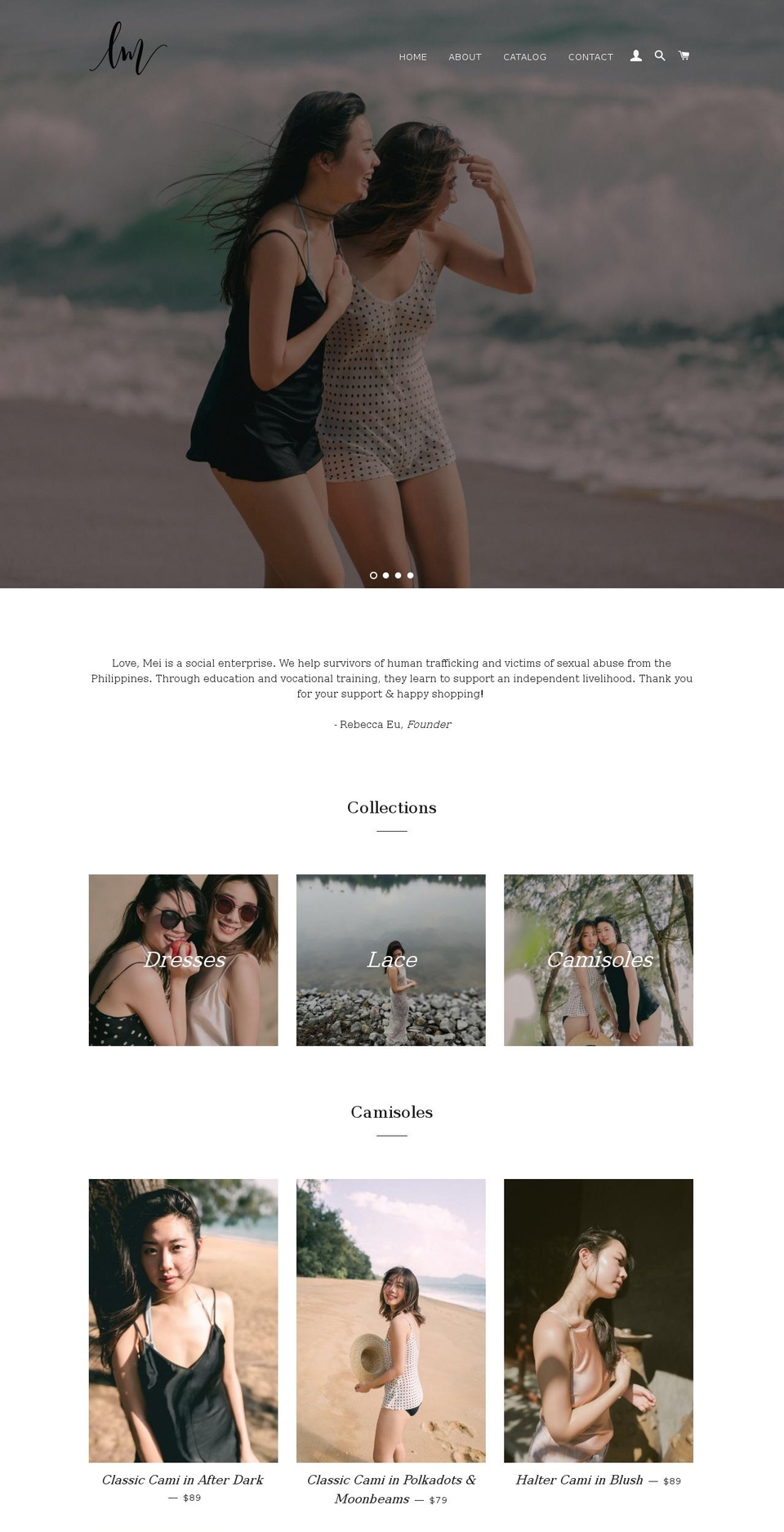 projectlovemei.com — Shopify storefront screenshot