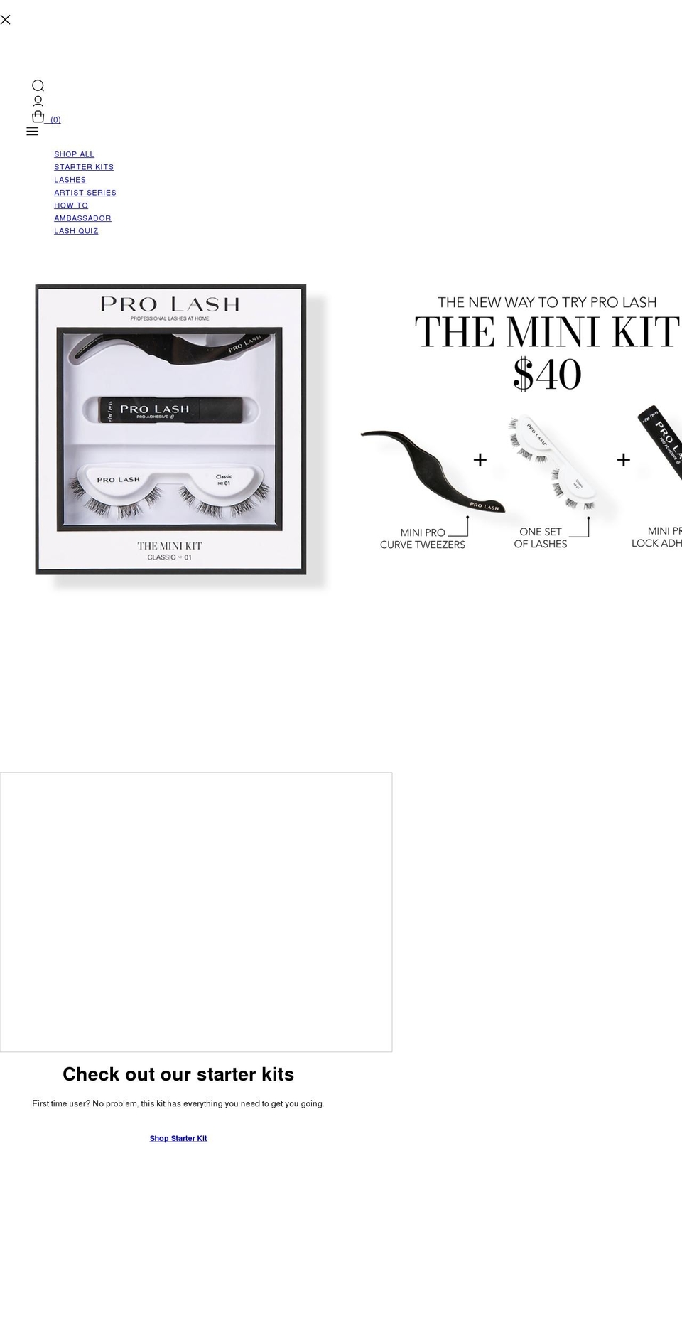 bluestout - live Shopify theme site example prolash.com