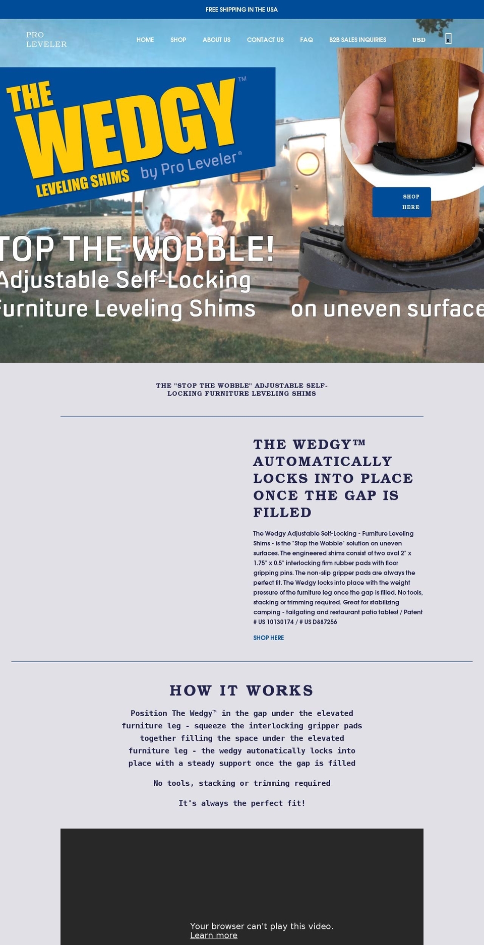 proleveler.com shopify website screenshot