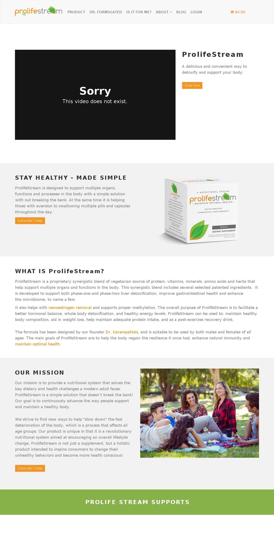 chair-v1-3 Shopify theme site example prolifestream.com