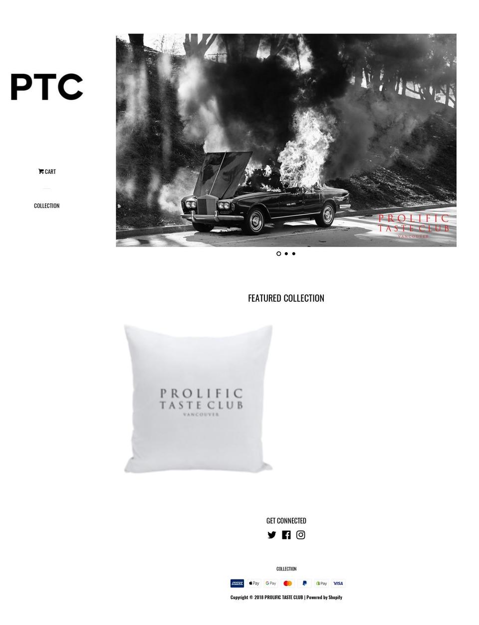 prolifictaste-club.com — Shopify storefront screenshot