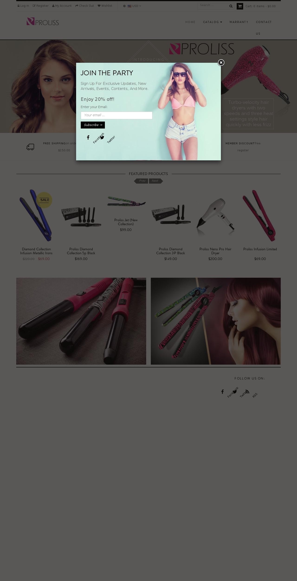 prolissusa.com shopify website screenshot