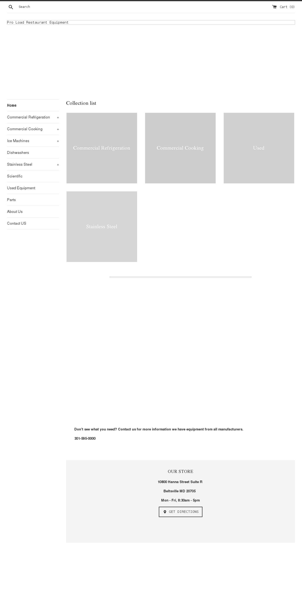 proloadinc.com shopify website screenshot