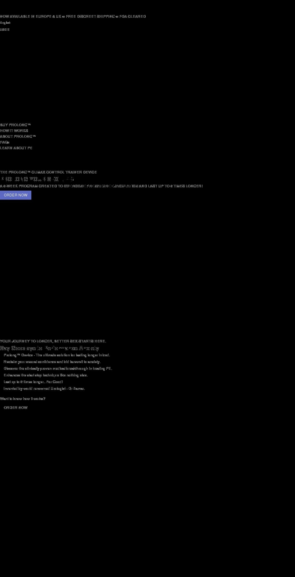 prolong-us.myshopify.com shopify website screenshot