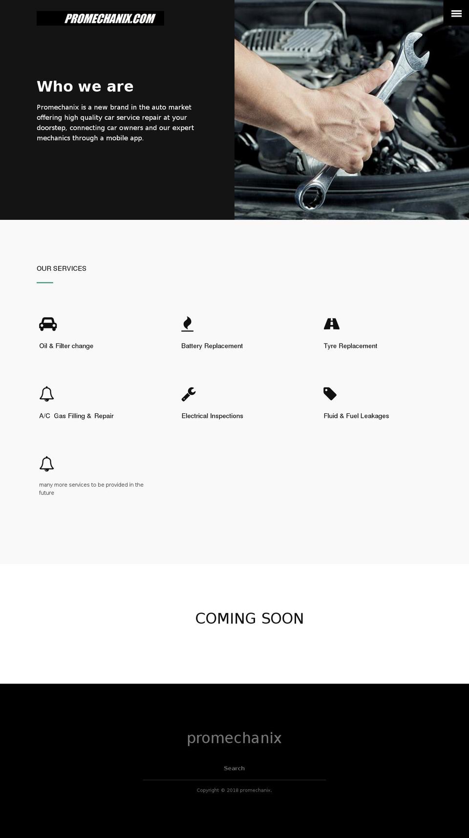 promechanix.com — Shopify storefront screenshot