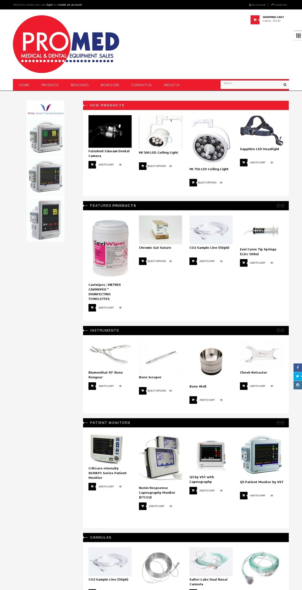 ap-next-store Shopify theme site example promedsales.biz