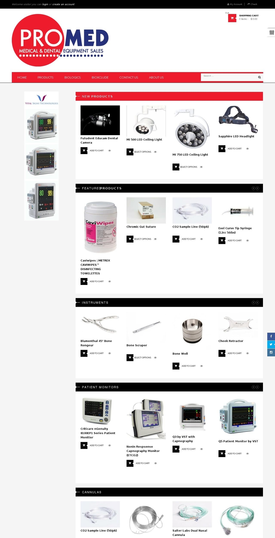 ap-next-store Shopify theme site example promedsalesinc.com