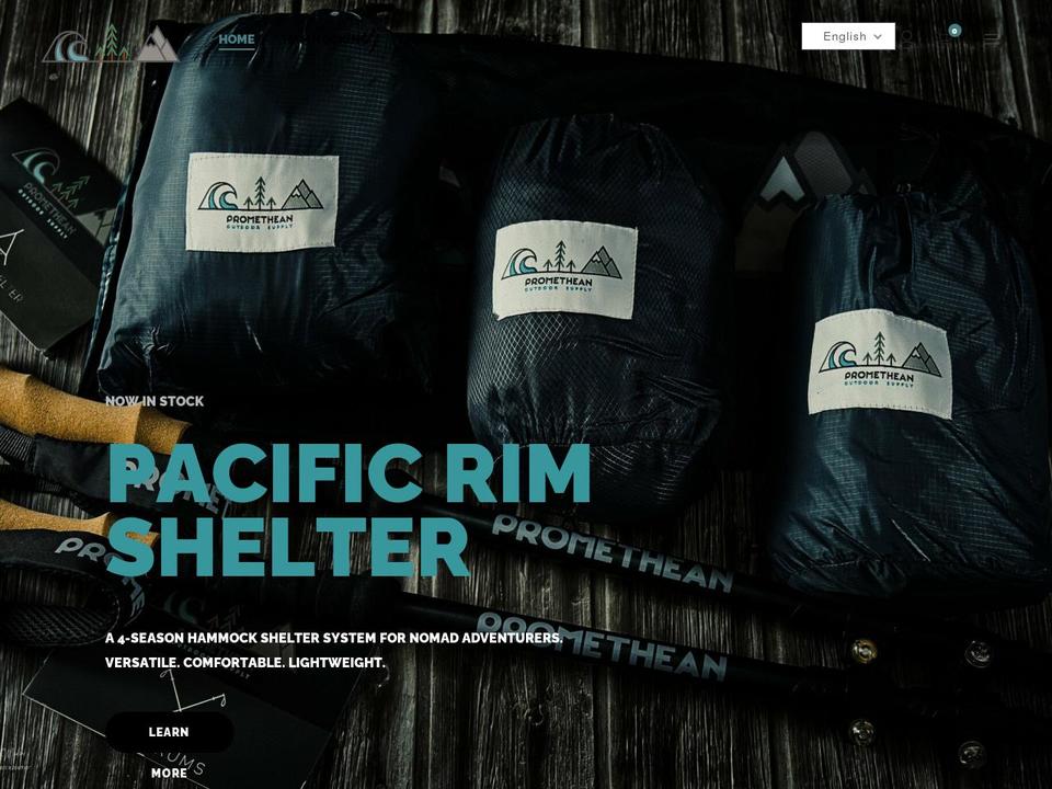 prometheanos.com — Shopify storefront screenshot
