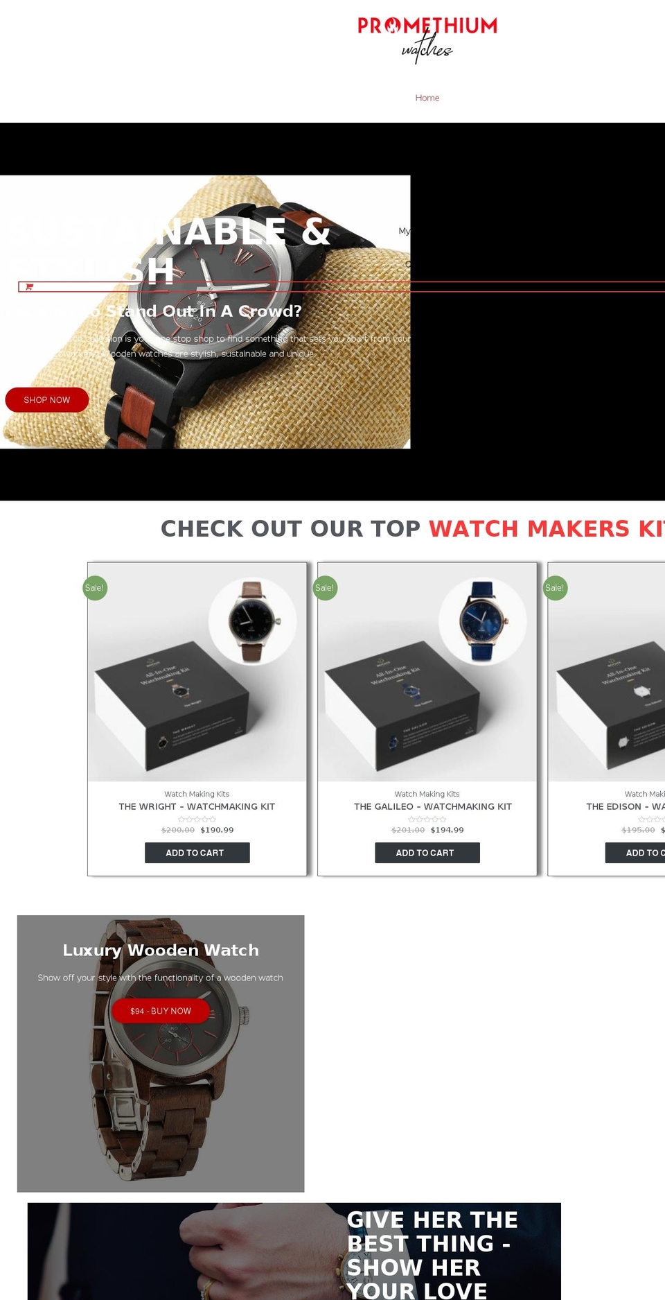 promethiumventures.com — Shopify storefront screenshot