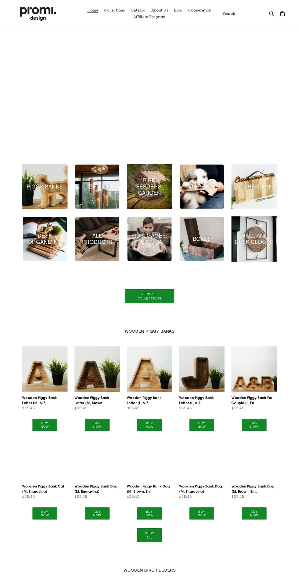 promidesign.com shopify website screenshot