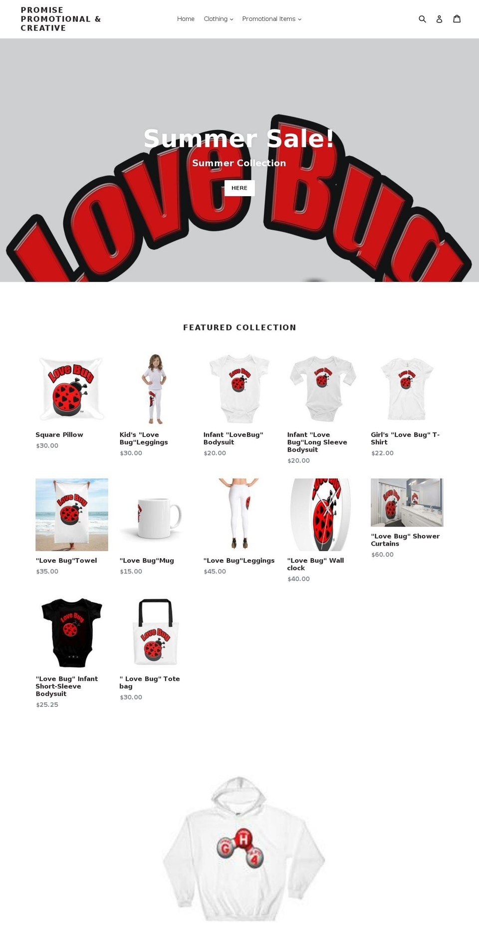 promisepromotional.com — Shopify storefront screenshot