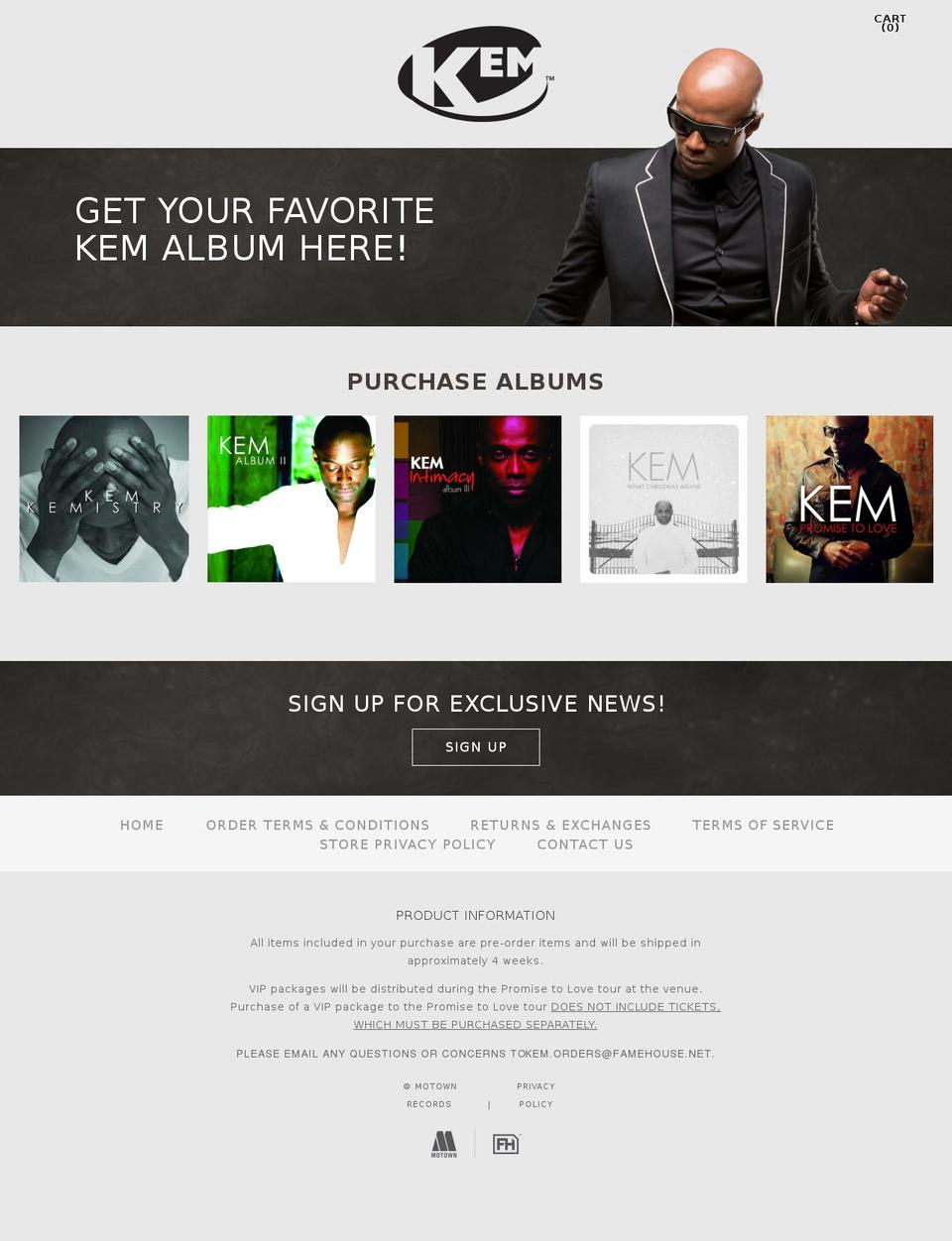 promisetolovetour.com shopify website screenshot