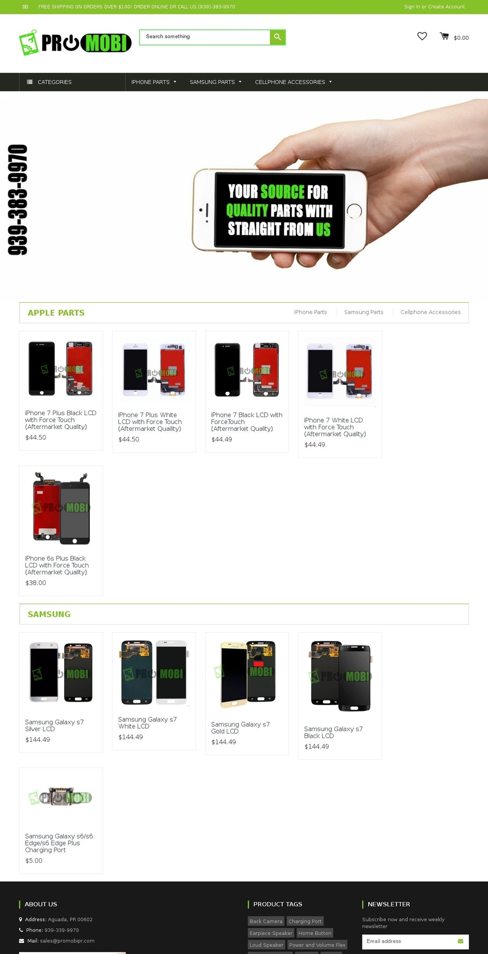 promobipr.com — Shopify storefront screenshot