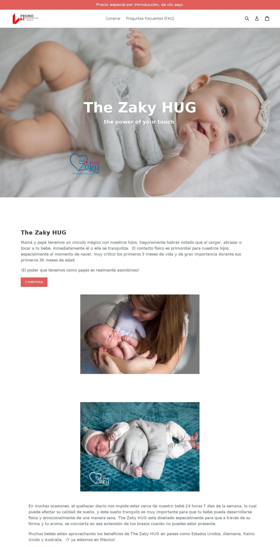 promolat.com shopify website screenshot
