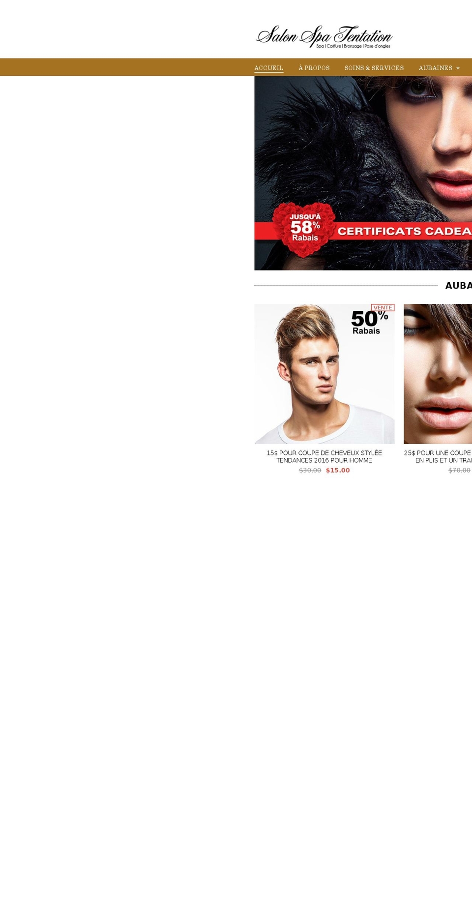 promosalonspa.com shopify website screenshot