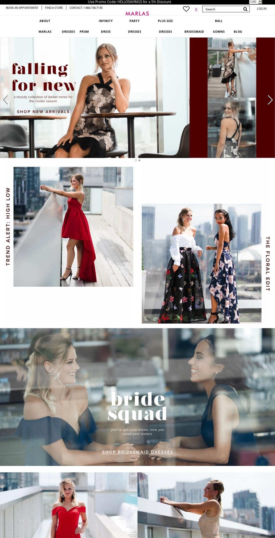 promstorecanada.com — Shopify storefront screenshot