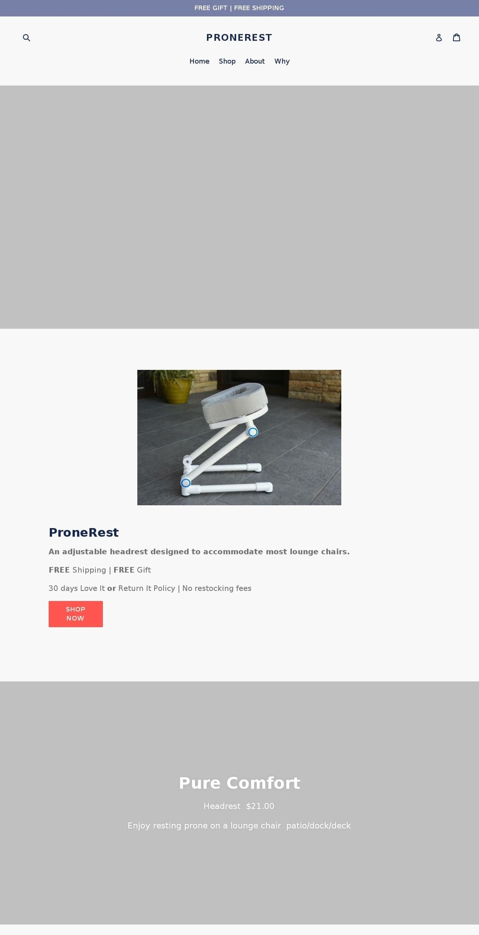 pronerest.com — Shopify storefront screenshot
