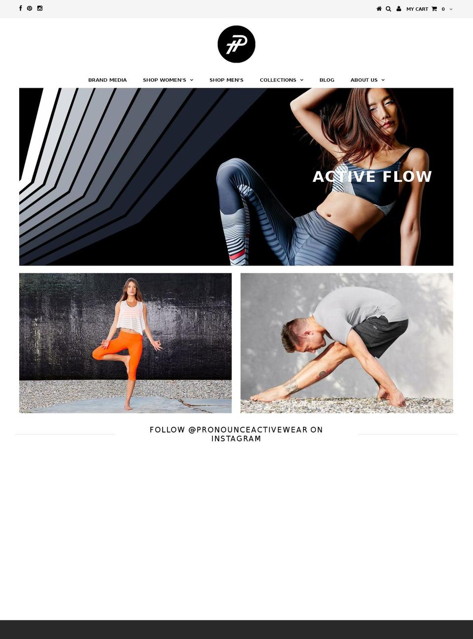 pronounceactive.com — Shopify storefront screenshot