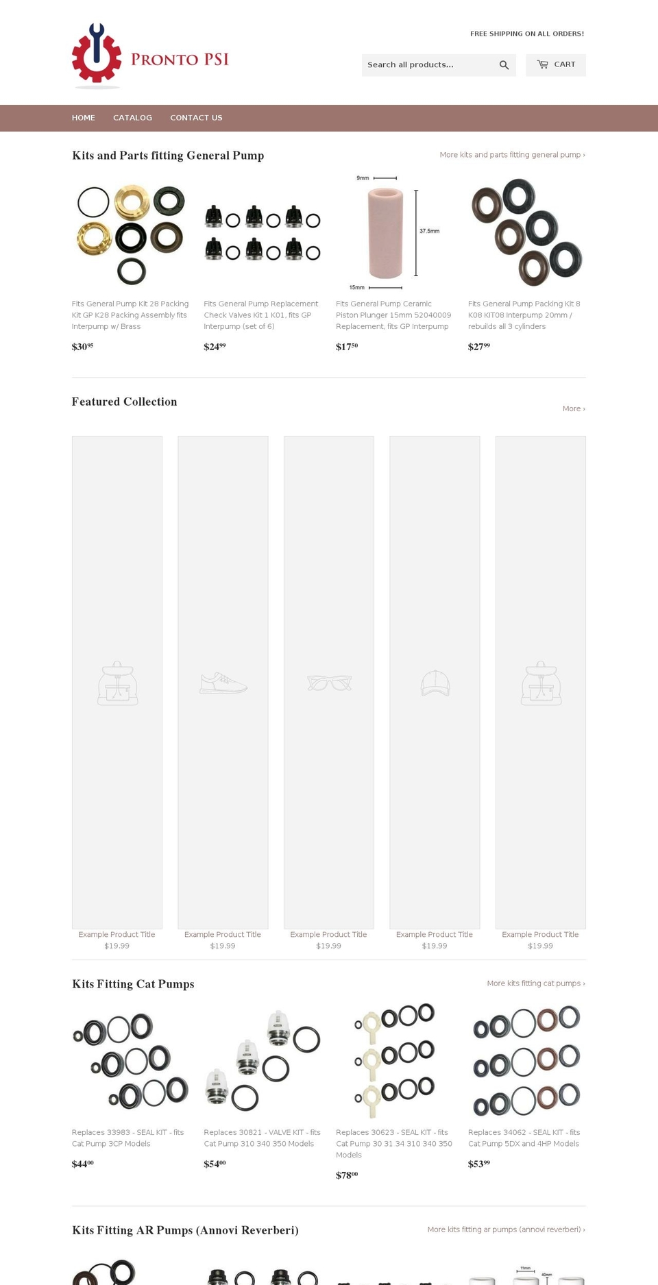 prontopsi.com shopify website screenshot