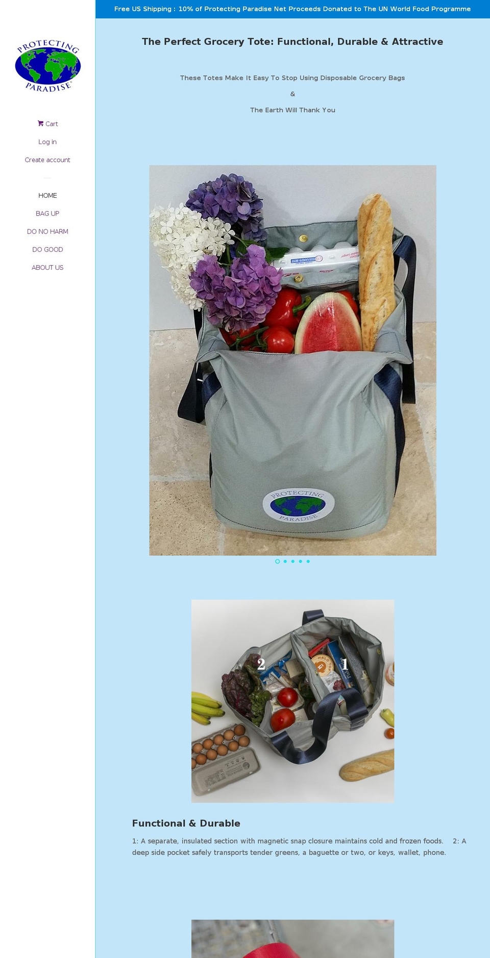 proparbags.com shopify website screenshot
