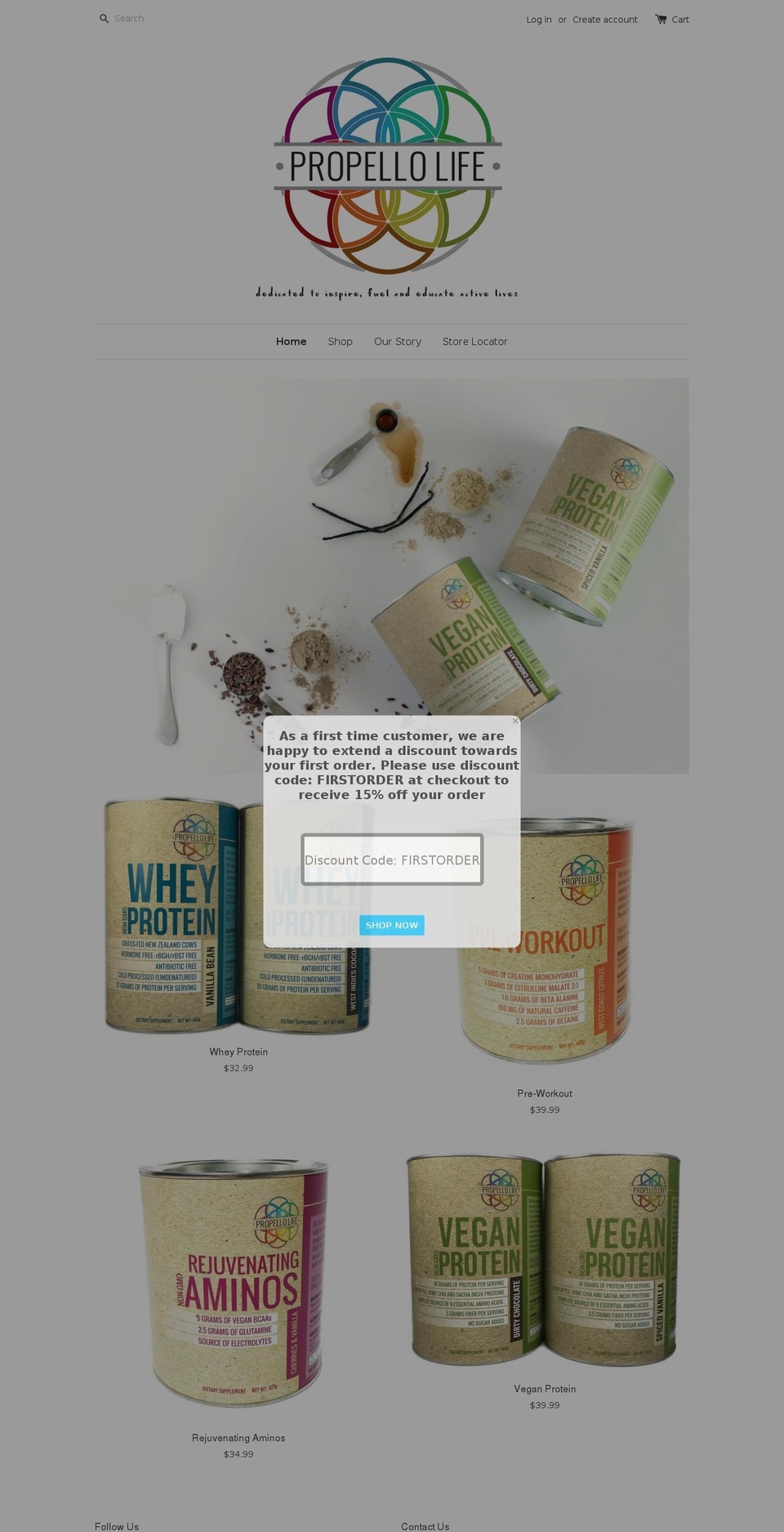 propellolife.com shopify website screenshot