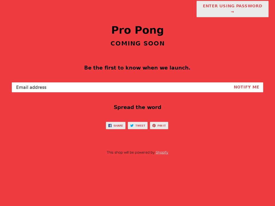 propongtable.com — Shopify storefront screenshot