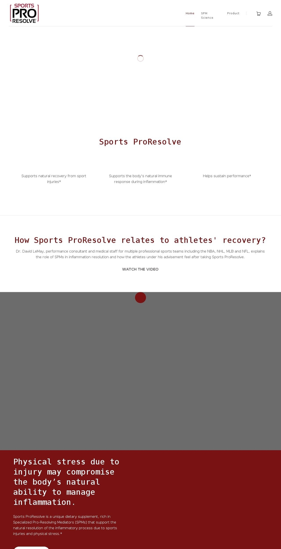 proresolvespms.com shopify website screenshot