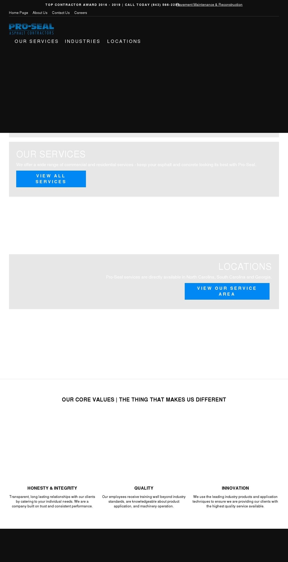 prosealsc.com shopify website screenshot