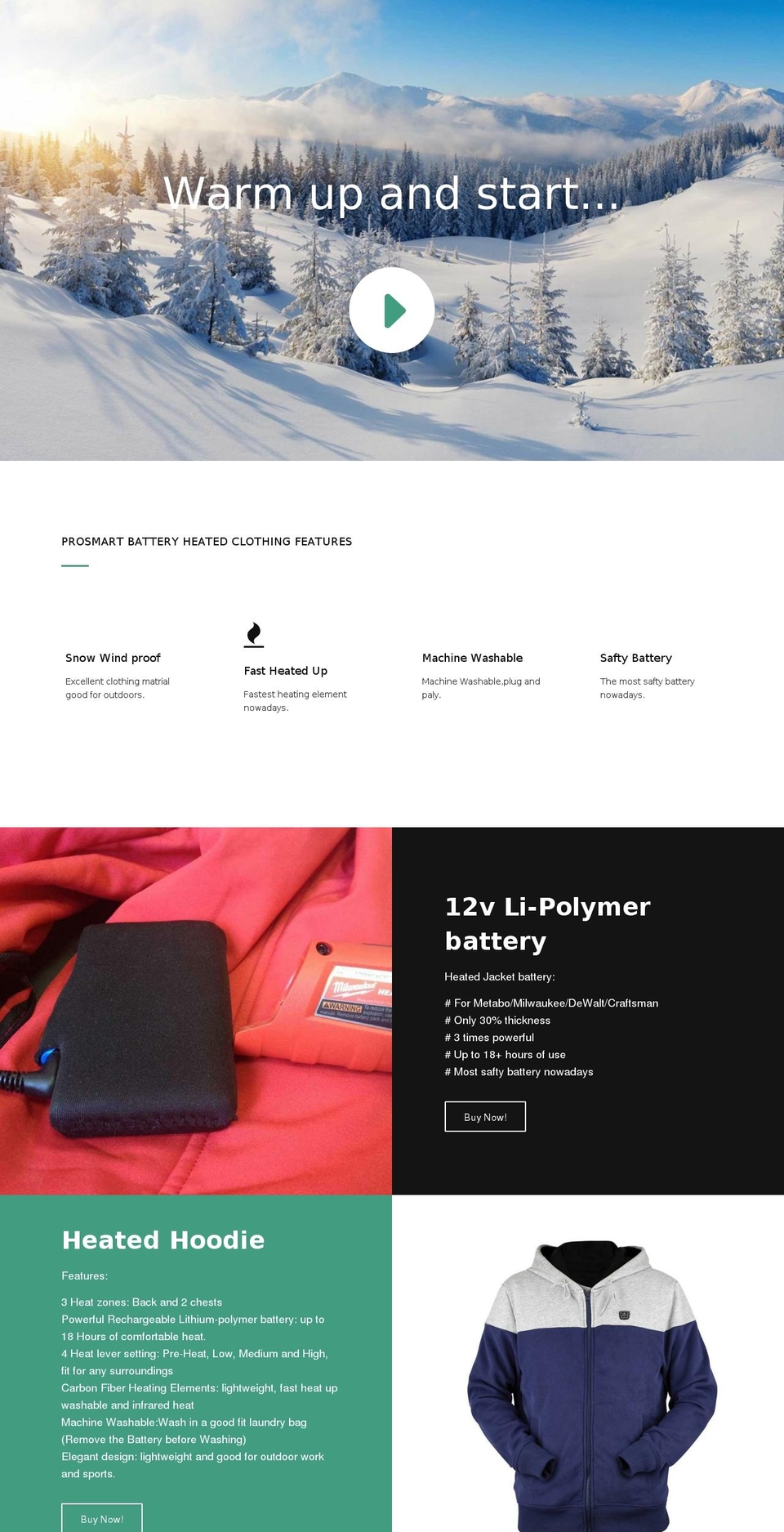 prosmartheat.com shopify website screenshot