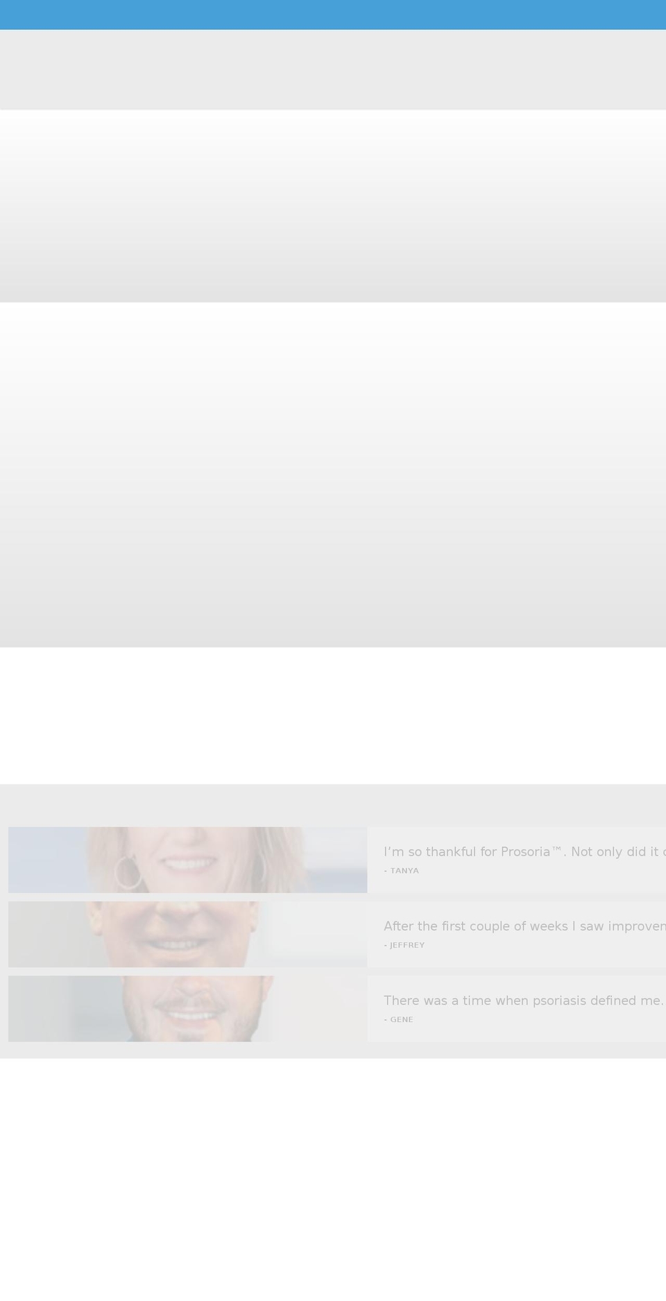 prosoria.com shopify website screenshot