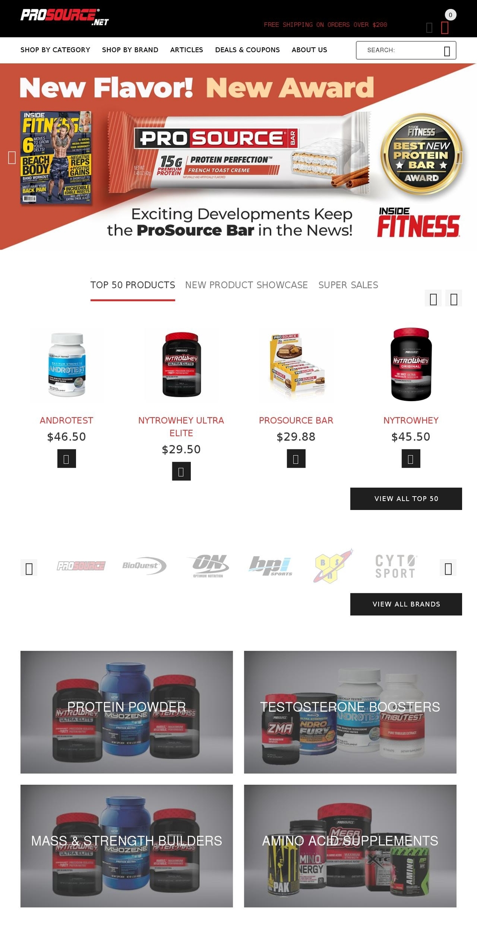 install-me-yourstore-v2-1-7 Shopify theme site example prosourcesupplements.info