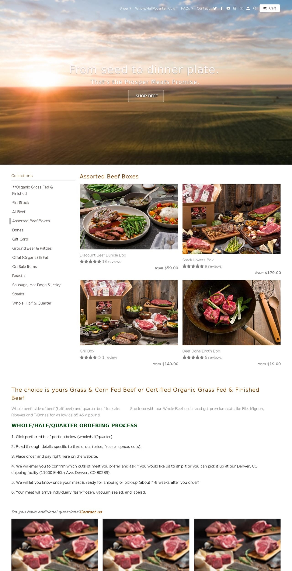 prosperfarms-farm.myshopify.com shopify website screenshot
