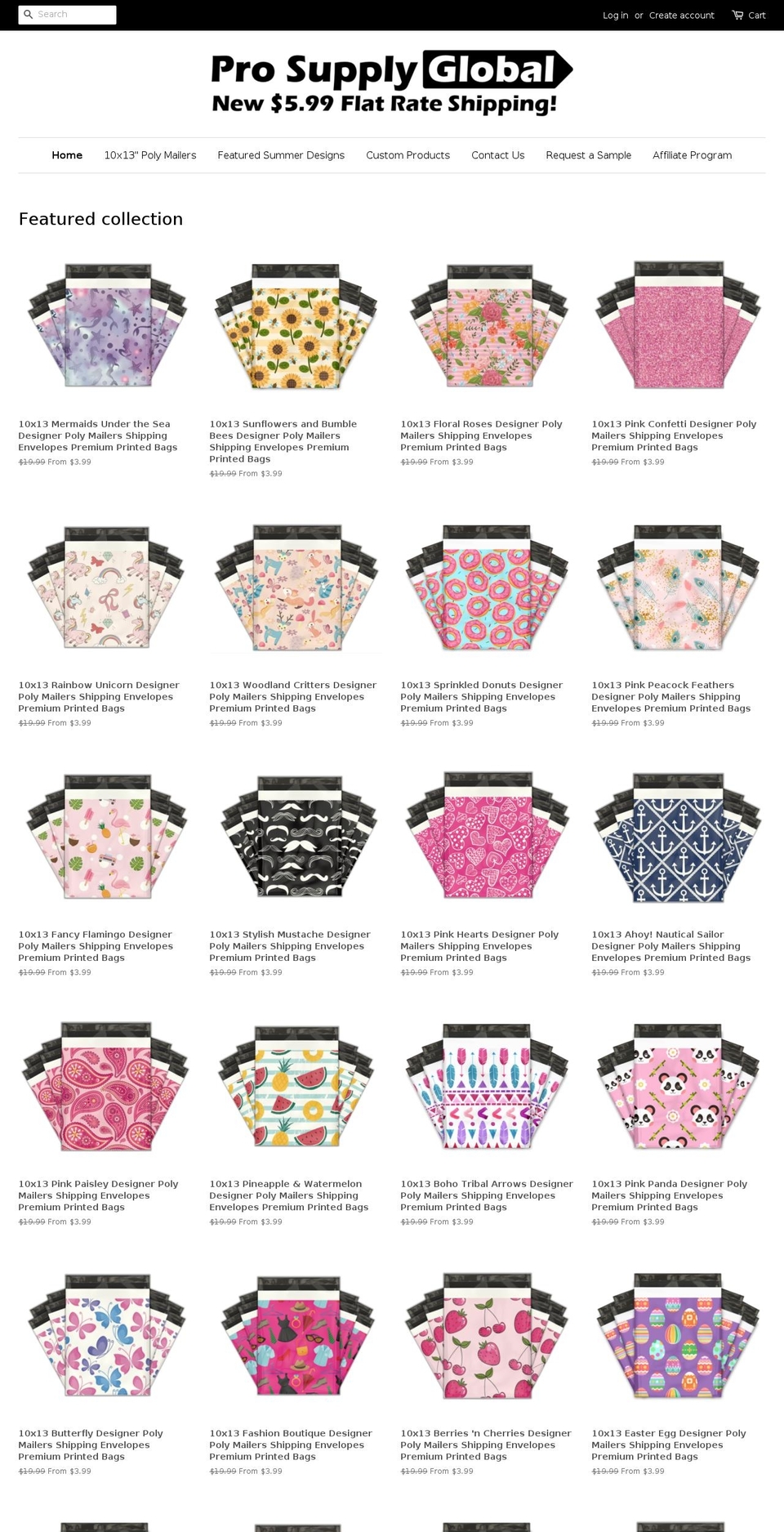 prosupplyglobal.com shopify website screenshot