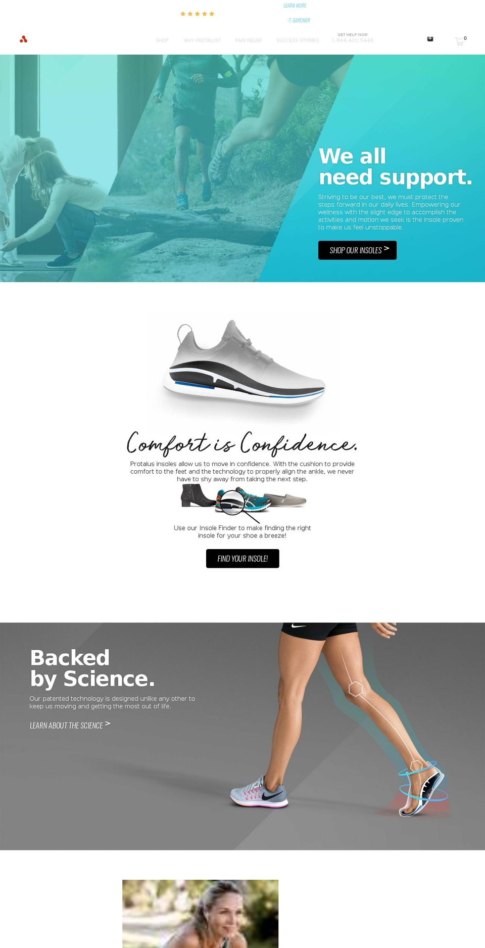 protalus.us shopify website screenshot