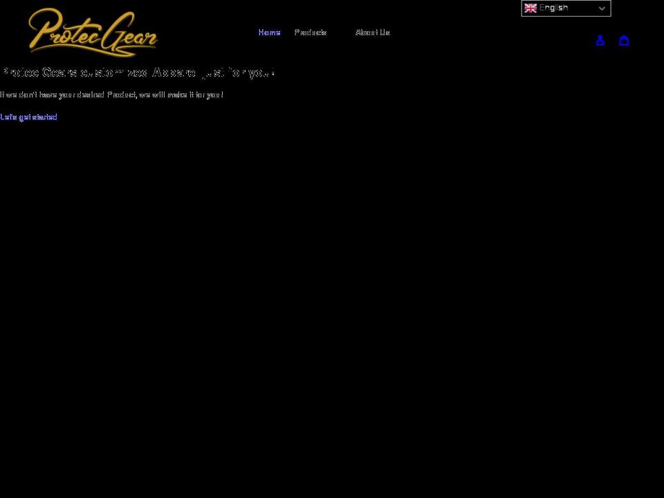 protecgears.com shopify website screenshot