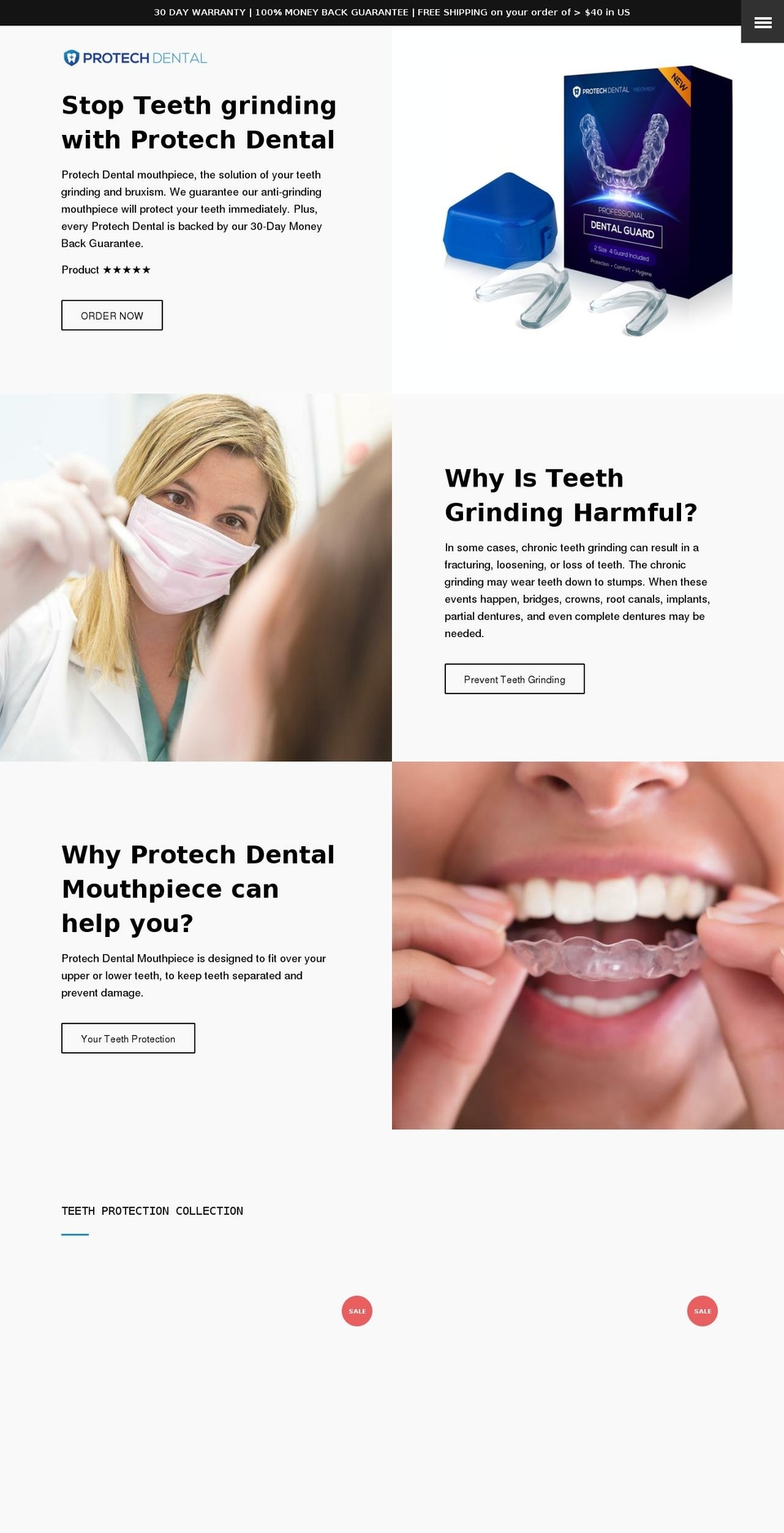 protechdental.com — Shopify storefront screenshot