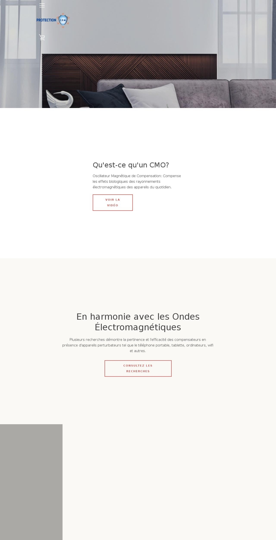 protectioncem.com — Shopify storefront screenshot
