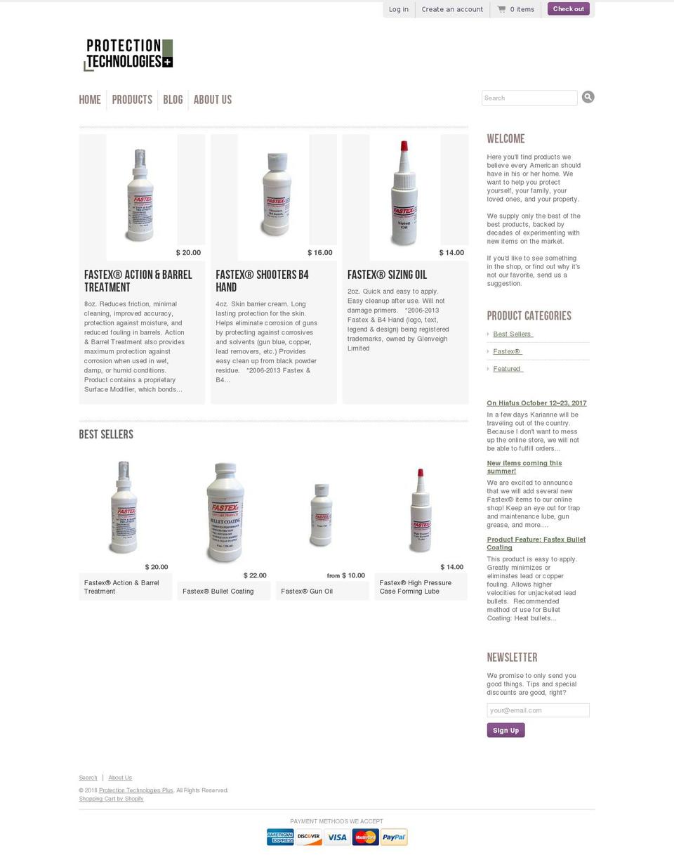 protectiontechplus.com — Shopify storefront screenshot