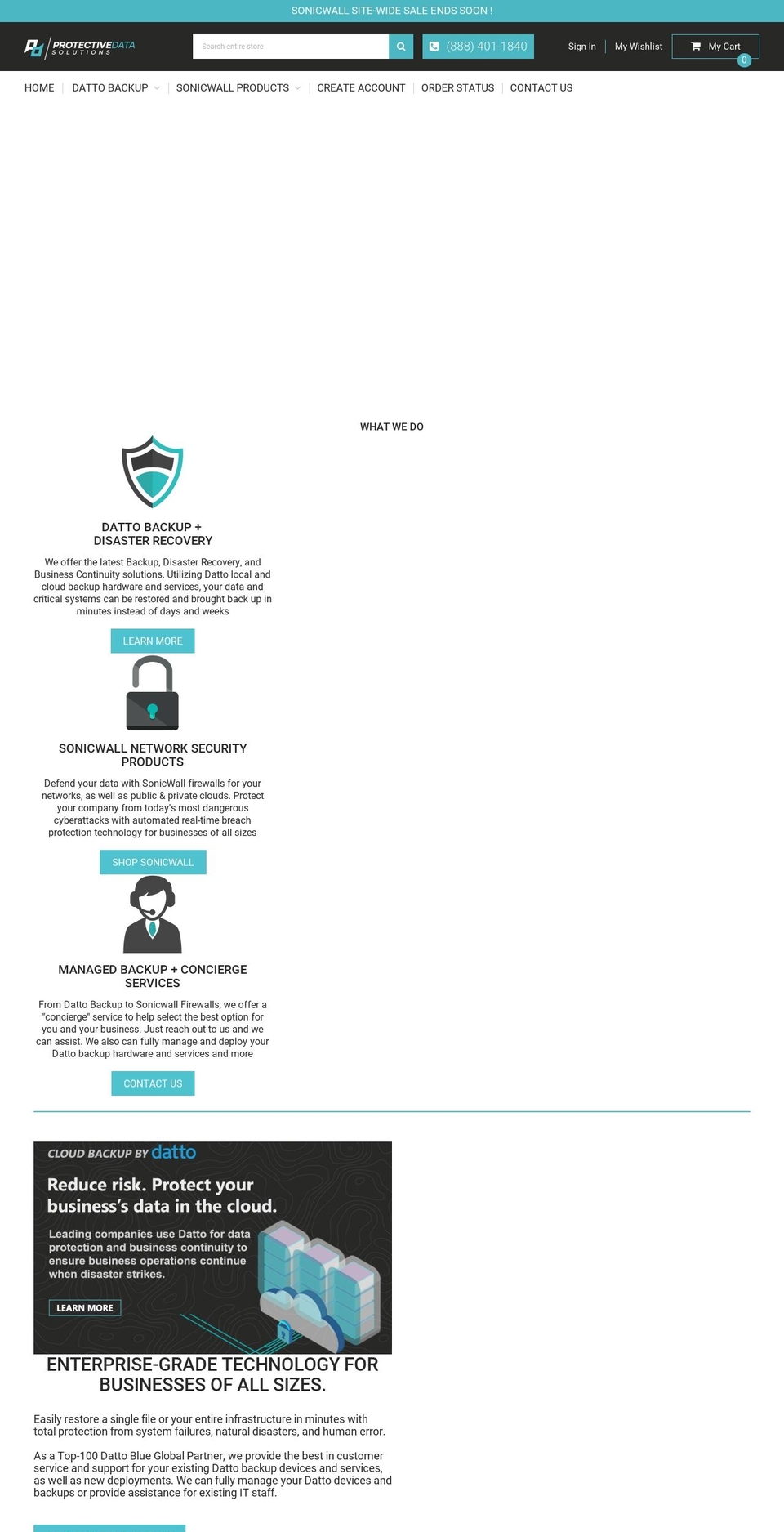 Furnitica Shopify theme site example protectivedatasolutions.com