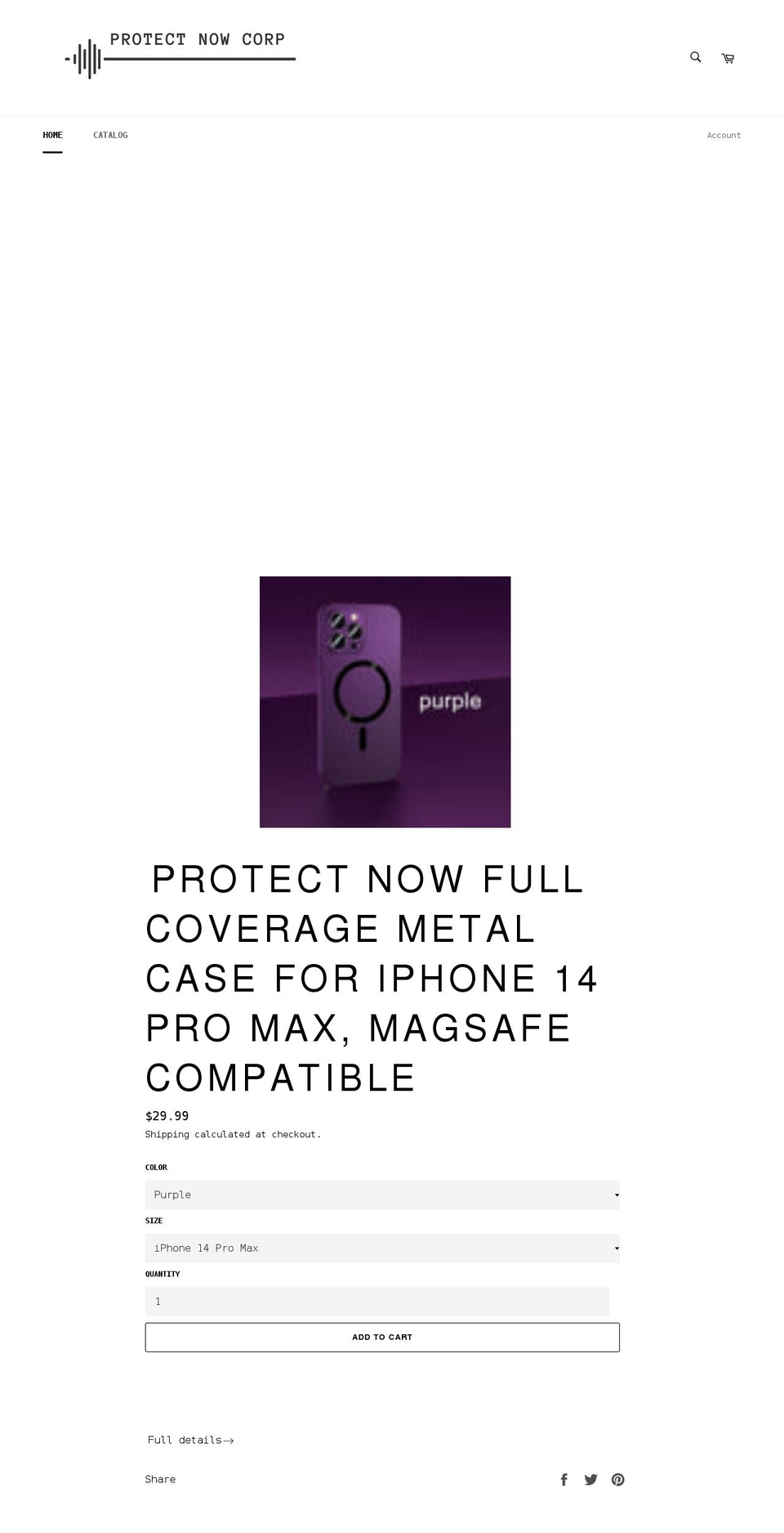 protectnow.shop shopify website screenshot