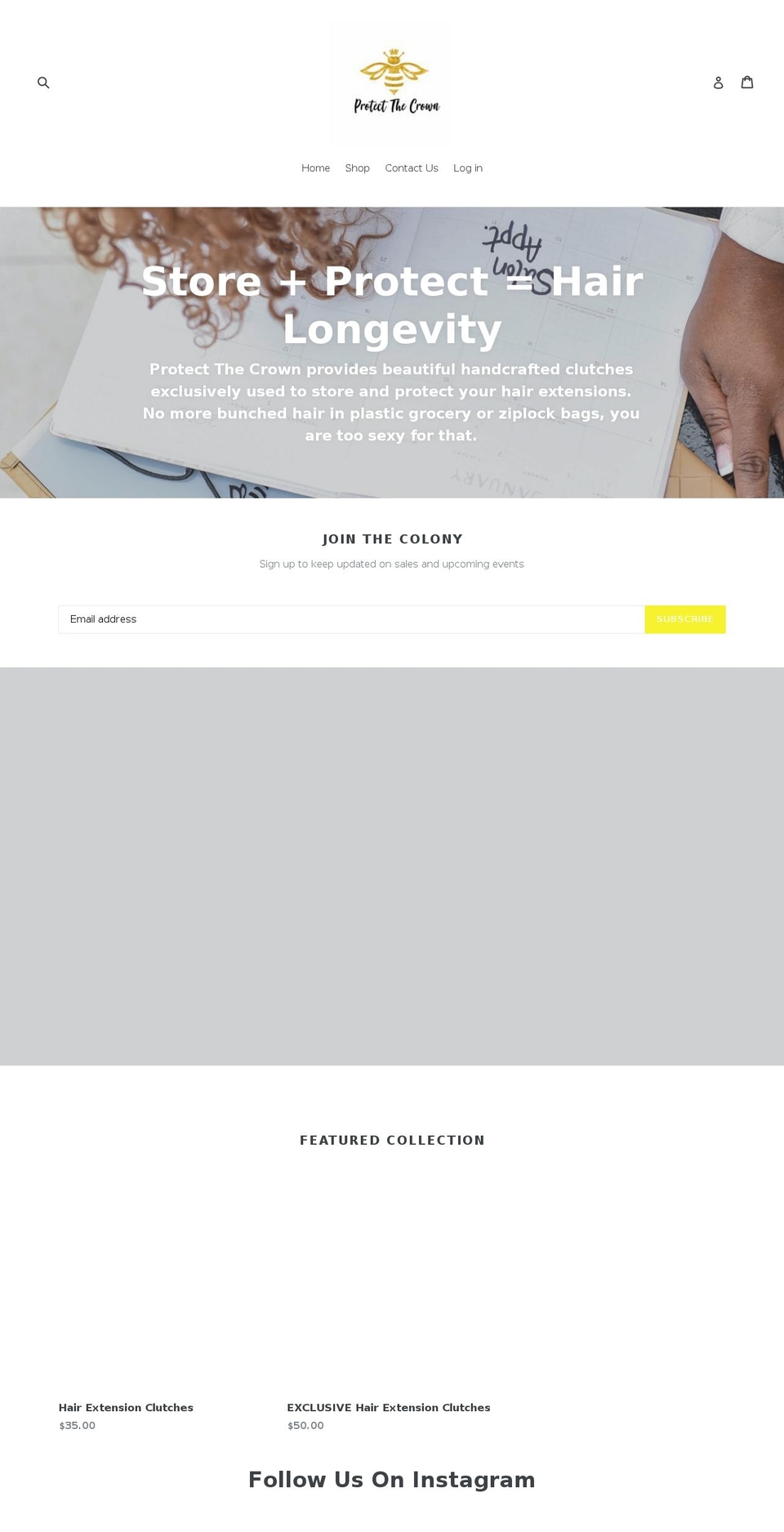 protectthecrown.com shopify website screenshot