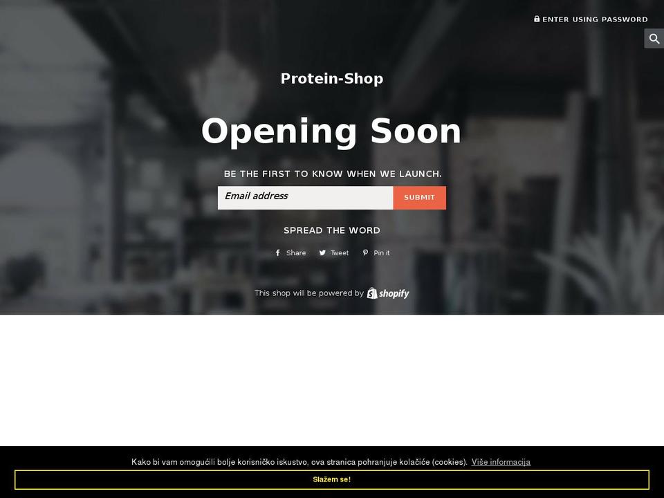 protein-shop.hr shopify website screenshot