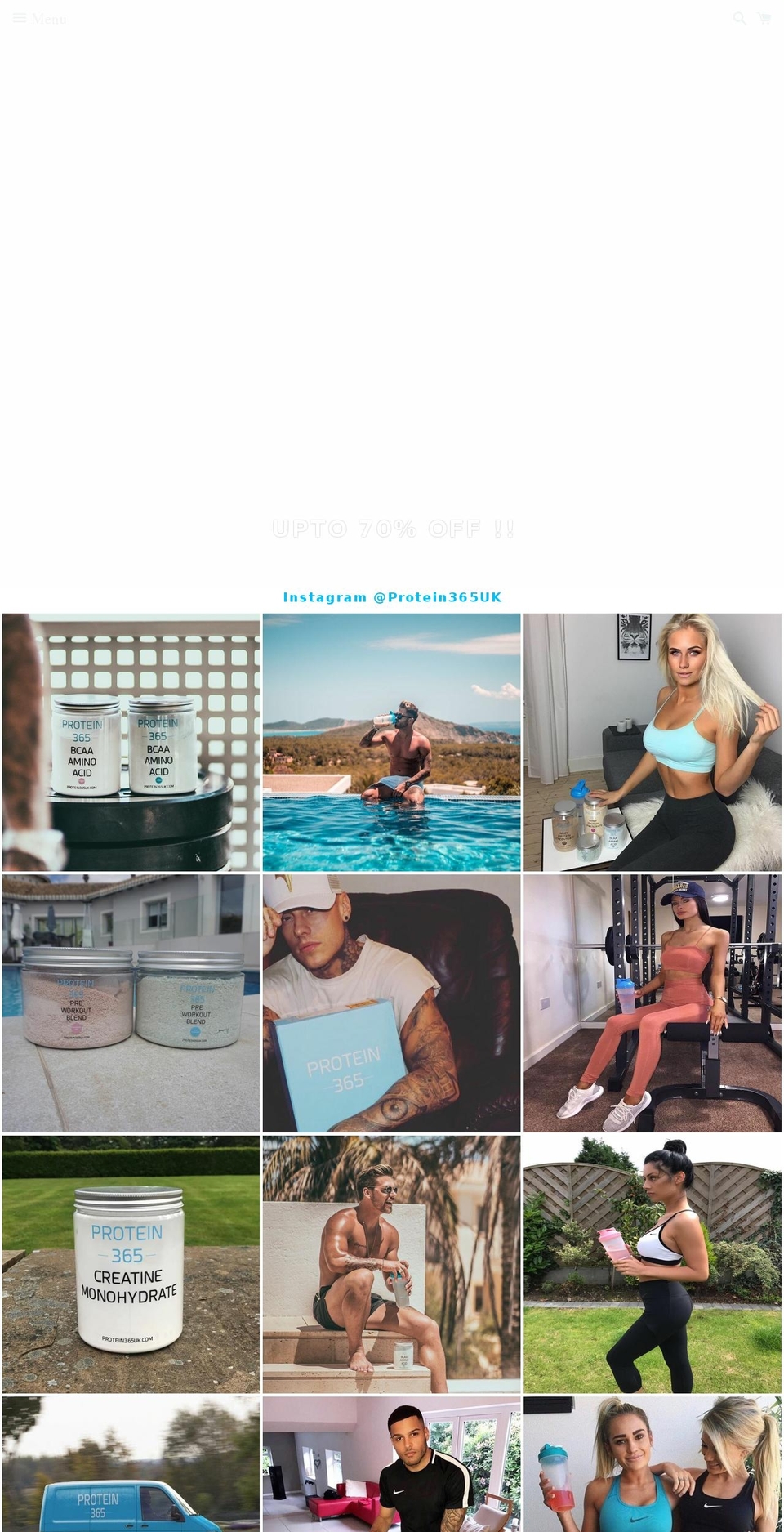 protein365uk.com shopify website screenshot