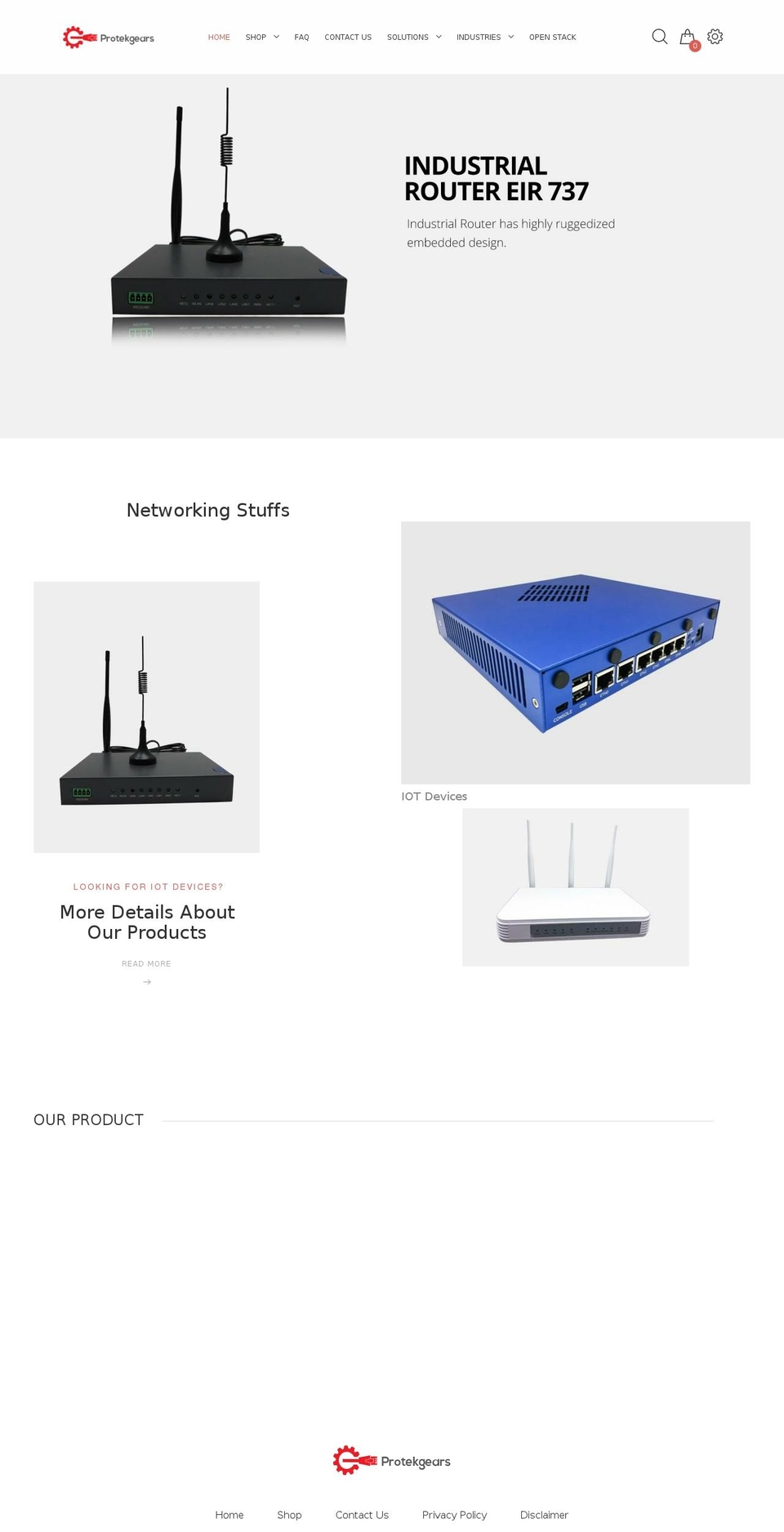 x-shop-demo-v1 Shopify theme site example protekgears.com