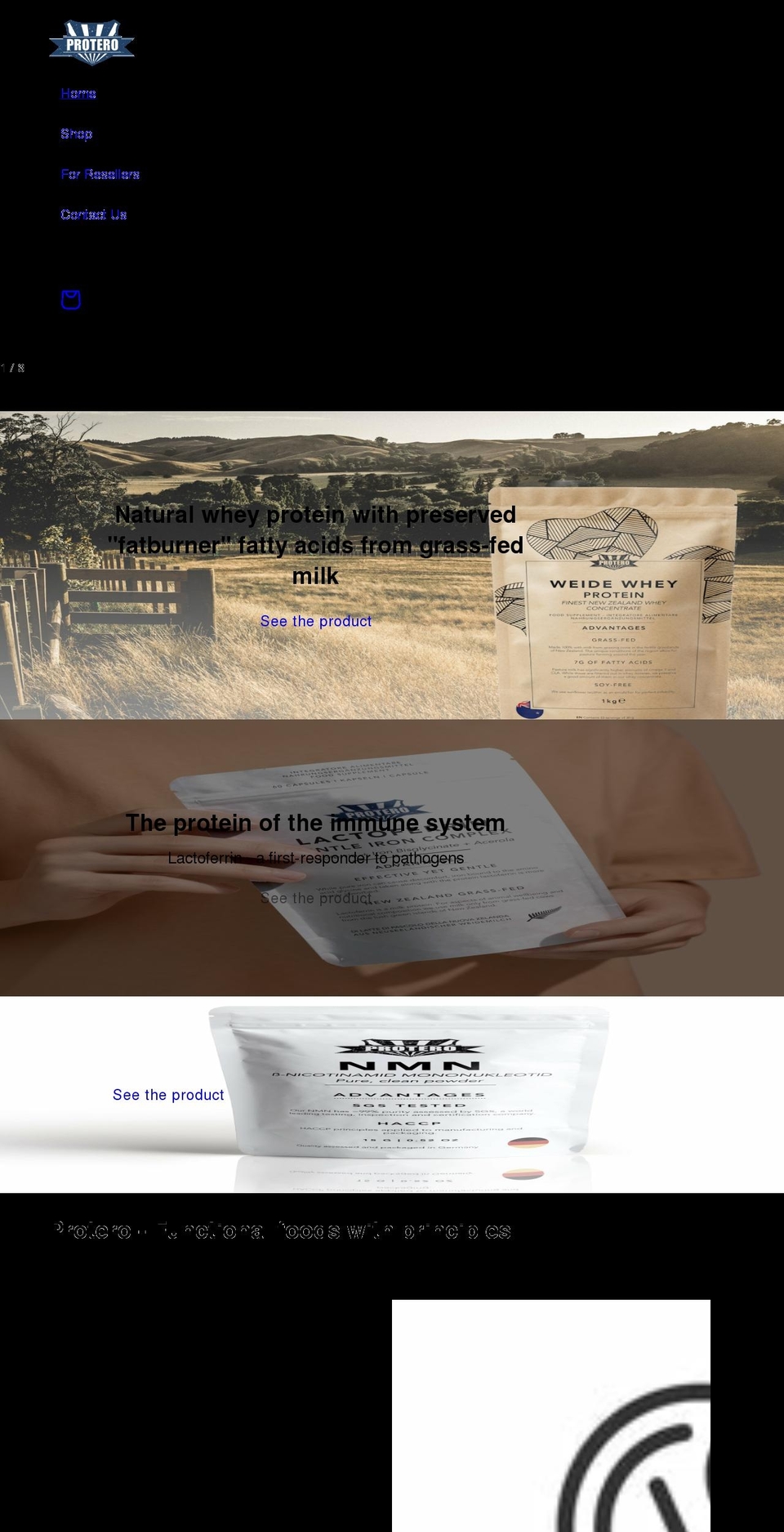 proteroco.com — Shopify storefront screenshot