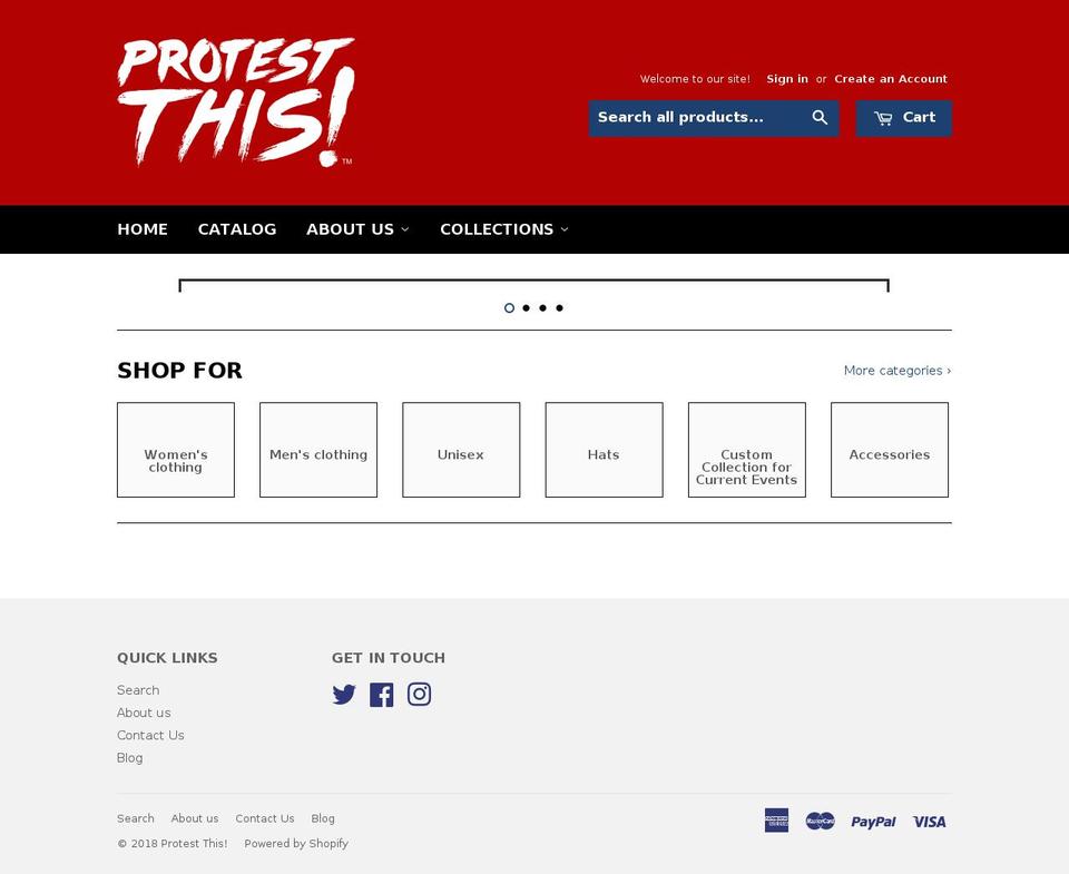 protestthis.com — Shopify storefront screenshot
