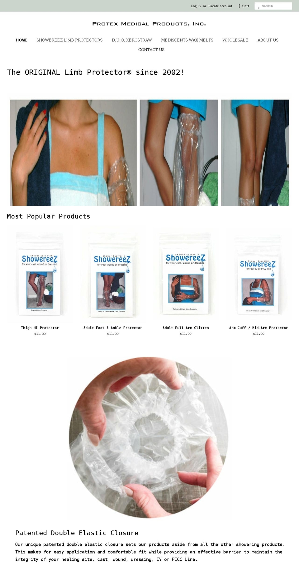 protexmedicalproducts.com shopify website screenshot