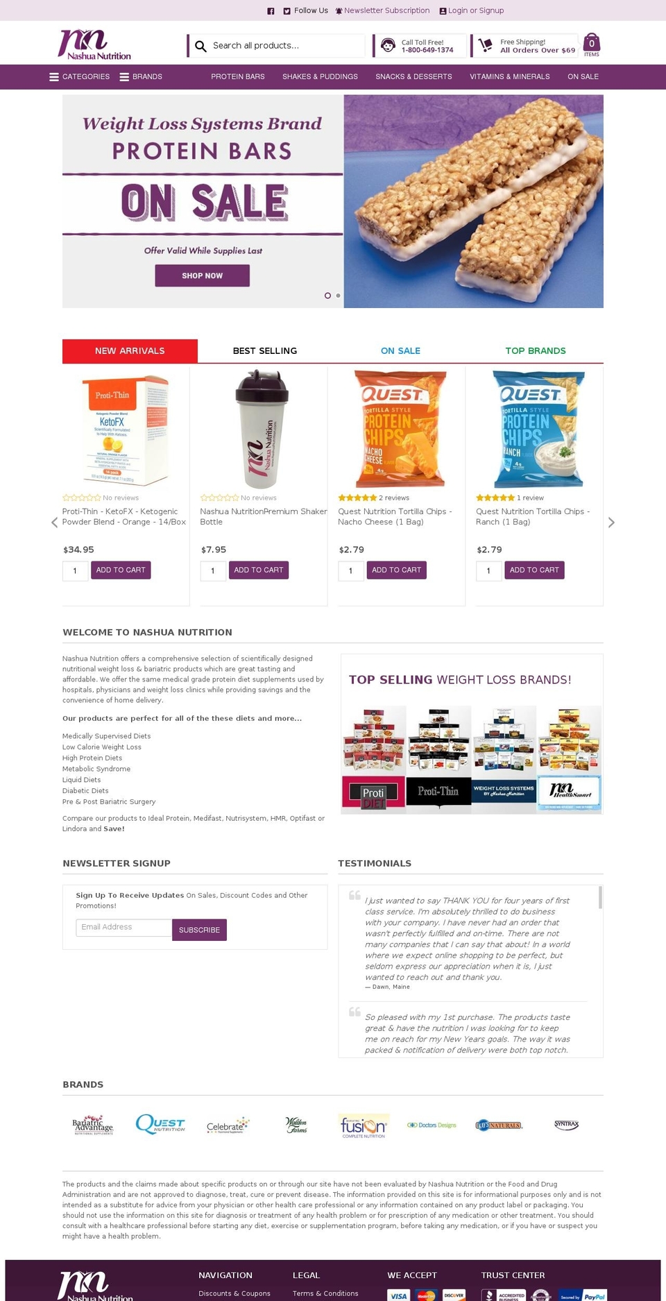protiboost.com — Shopify storefront screenshot