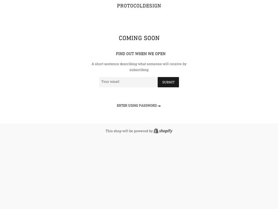 protocolnewyork.com — Shopify storefront screenshot