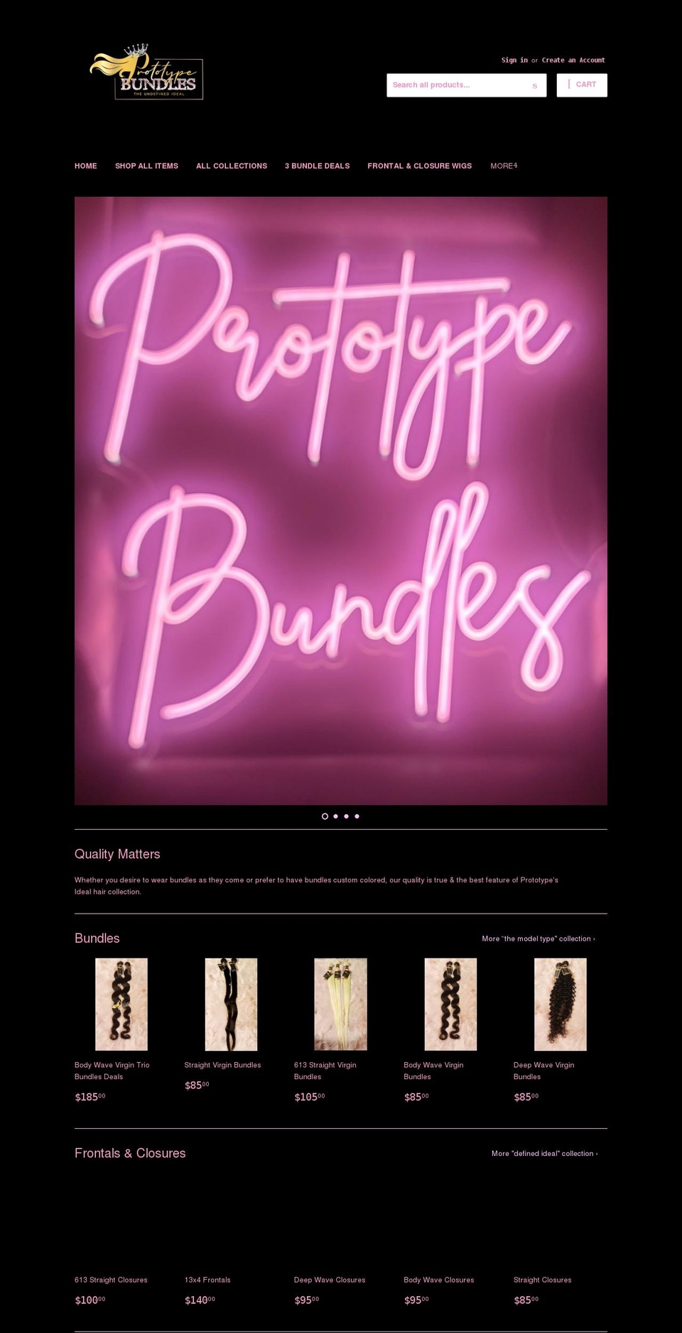 prototypebundles.com shopify website screenshot